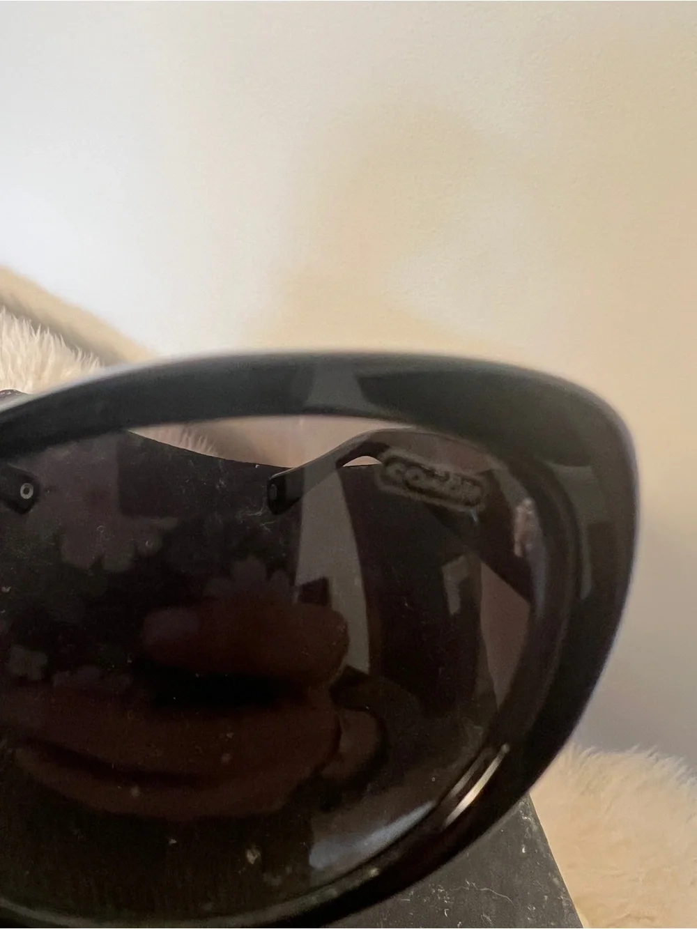 Coach Black Alexa Cat Eye Sunglasses